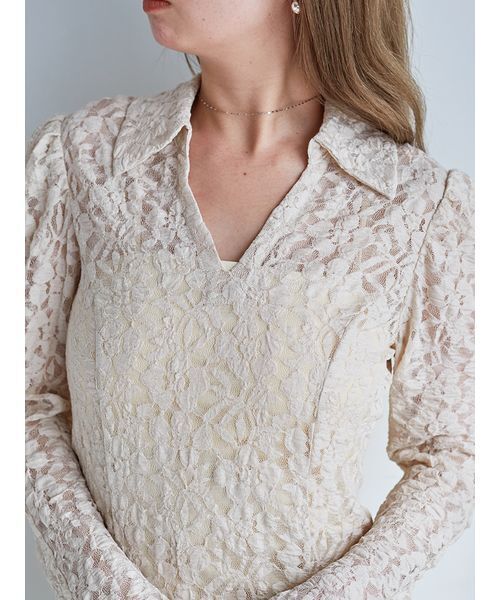 SNIDEL（スナイデル） ワンピース カットレースワンピース : ZOZOTOWN