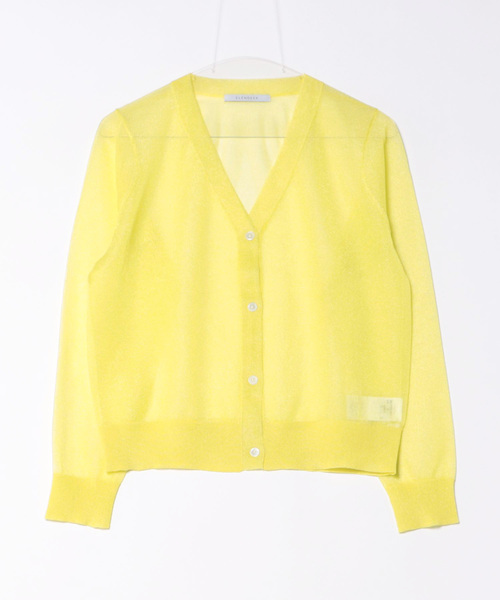 エレンディーク　レア品イエローカーディガン ELENDEEK（エレンディーク） ニットカーディガン FREE イエロー