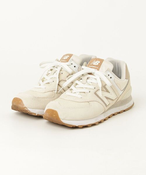 New Balance（ニューバランス） ローカットスニーカー 24cm ベージュ