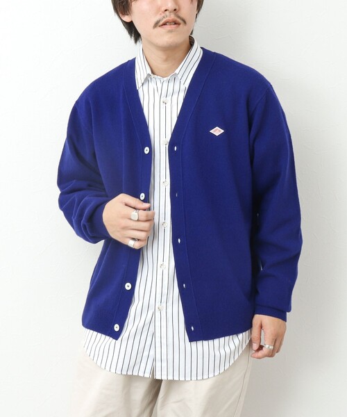 Danton（ダントン） ニットカーディガン 40 ブラック メンズ