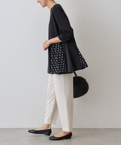 BEARDSLEY（ビアズリー） 7分袖カットソー FREE ブラック レディース