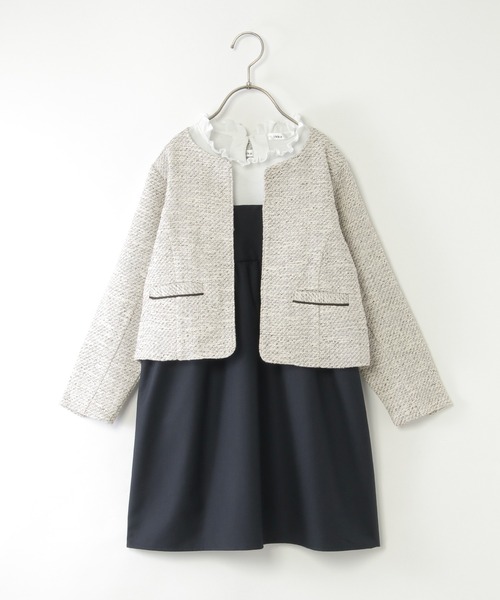 ikka（イッカ） フォーマル 発表会 卒園式 入学式 ツイード風