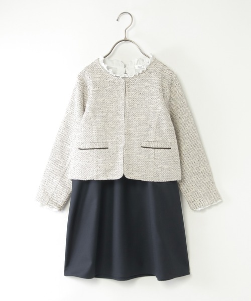 ikka（イッカ） フォーマル 発表会 卒園式 入学式 ツイード風