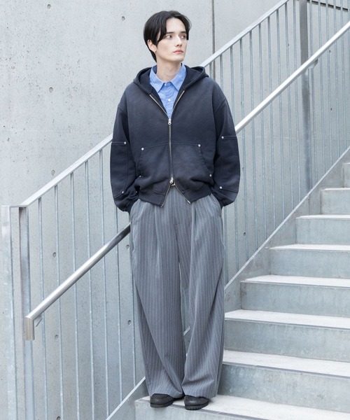 RAGEBLUE（レイジブルー） パーカー Vintage Short Zip Parker