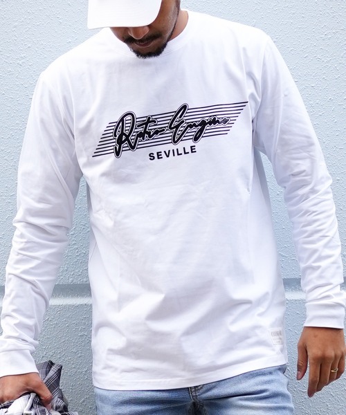 adamsJUGGLER（アダムスジャグラー） 「rteg」長袖Tシャツ L ホワイト