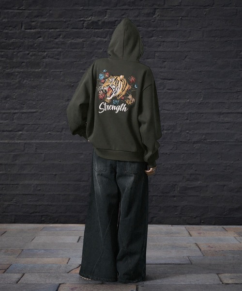 「ENDER PRODUCTS」 プルオーバーパーカー L チャコール メンズ_画像7