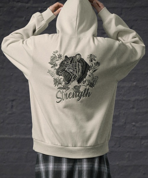 「ENDER PRODUCTS」 プルオーバーパーカー L チャコール メンズ_画像8