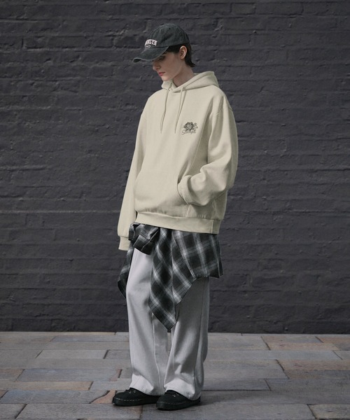 「ENDER PRODUCTS」 プルオーバーパーカー L チャコール メンズ_画像9