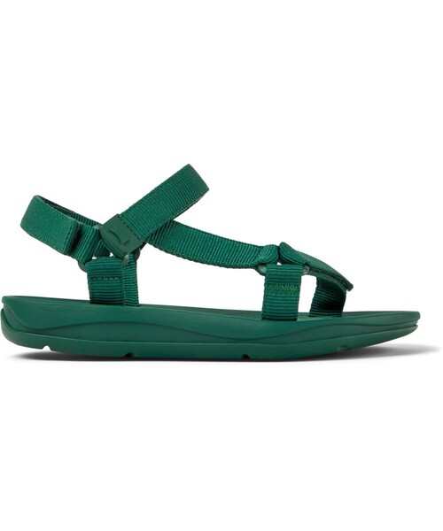 「CAMPER」 フラットサンダル 23.5cm グリーン レディース_画像2