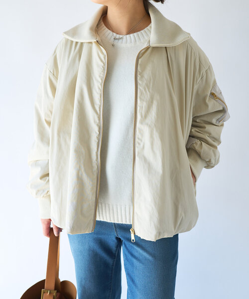 「un dix cors」 ブルゾン FREE グリーン レディース_画像2