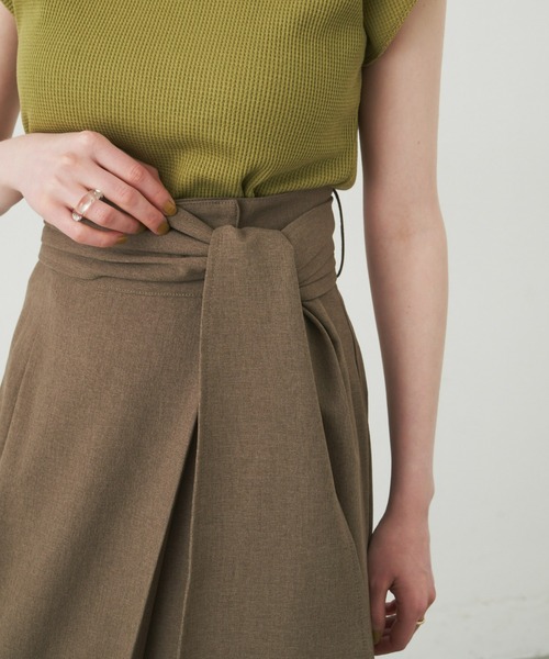 「hinari」 スカート SMALL モカ レディース_画像8
