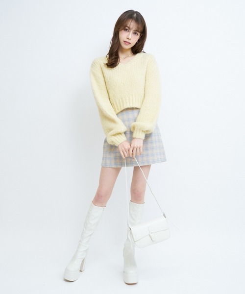 「ROYAL PARTY」 長袖ニット FREE ピンク レディース_画像8