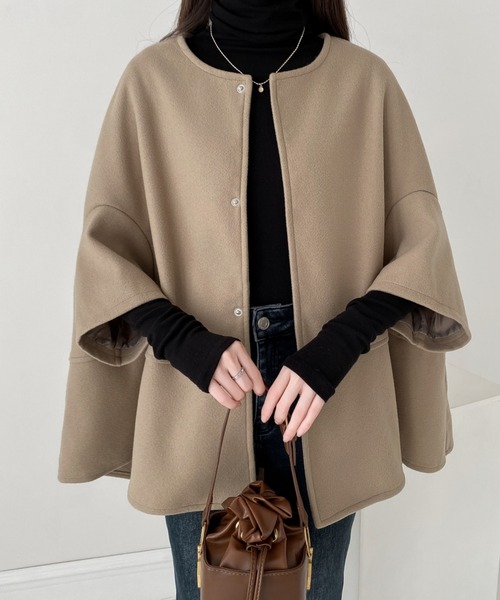 「ABITOKYO」 ノーカラージャケット M ブラック系その他 レディース_画像7