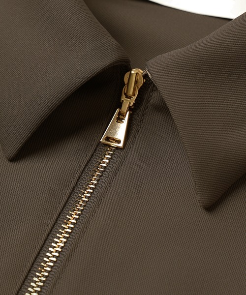 シャツ Airy Cloth Drape Drawstring Half Zip Shirt メンズ レディースの画像