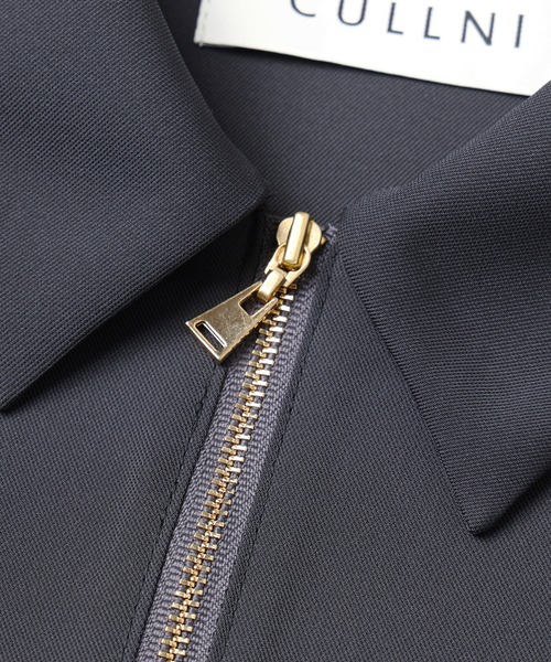 シャツ Airy Cloth Drape Drawstring Half Zip Shirt メンズ レディースの画像
