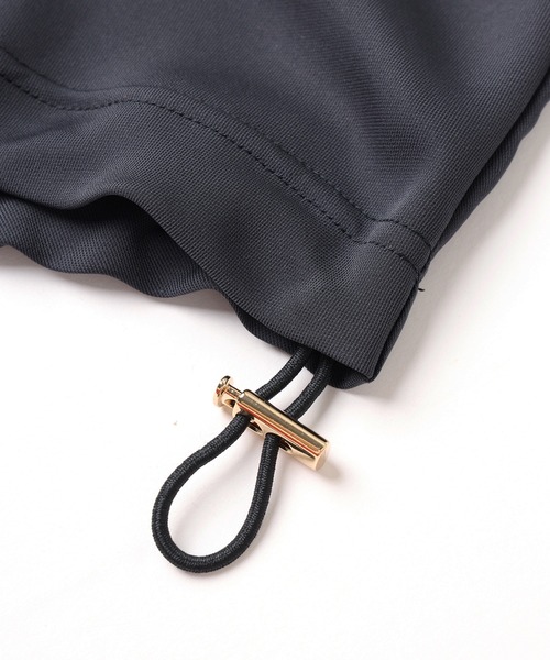 シャツ Airy Cloth Drape Drawstring Half Zip Shirt メンズ レディースの画像