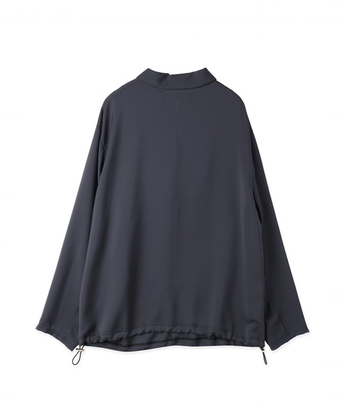 シャツ Airy Cloth Drape Drawstring Half Zip Shirt メンズ レディースの画像