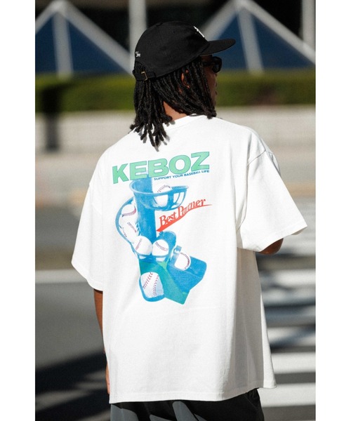 「KEBOZ」 半袖Tシャツ 2XL グレー メンズ_画像2