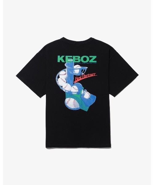 「KEBOZ」 半袖Tシャツ 2XL グレー メンズ_画像3