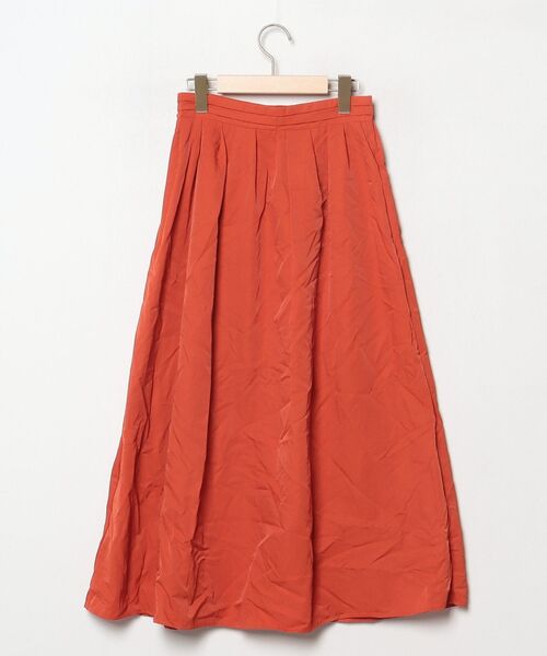 「STYLE DELI」 プリーツスカート SMALL オレンジ レディース_画像2