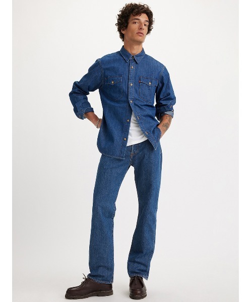 「501」 デニムパンツ W33 L32 ダークインディゴブルー メンズ_画像4