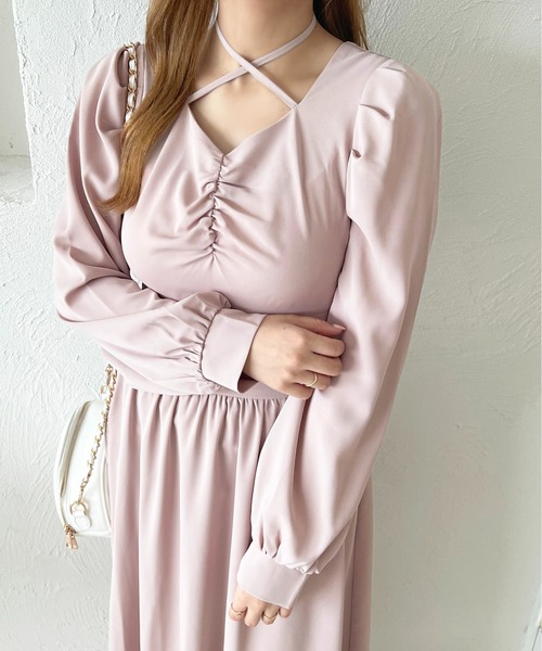 「apres jour」 長袖ワンピース X-LARGE アイボリー レディース_画像3