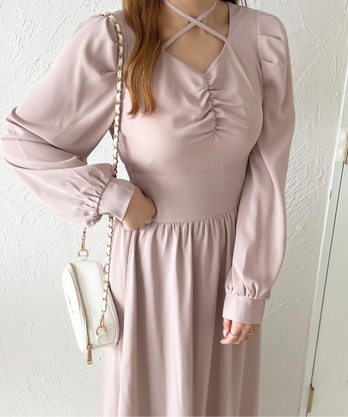 「apres jour」 長袖ワンピース X-LARGE アイボリー レディース_画像5