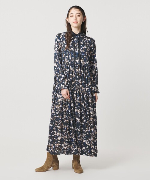 UNITED ARROWS（ユナイテッドアローズ） ワンピース サテン フラワー