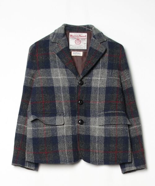 【専用】 BEAMS Harris Tweed テーラードジャケット 胡桃ボタン BEAMS BOY（ビームス ボーイ） ツイードジャケット「HARRIS TWEED