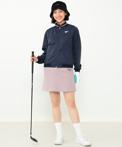 ブルゾン ゴルフ） GOLF（ビームス BEAMS グレー レディースジャケット GOLF BEAMS LARGE レディース グレー レディースウェア