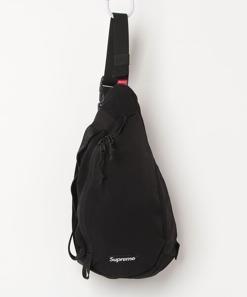 新品 supreme シュプリーム ウエストバッグ 黒 ナイロンキャンバス