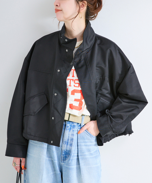 B.C STOCK（ベーセーストック） ブルゾン アウター スタンドショート
