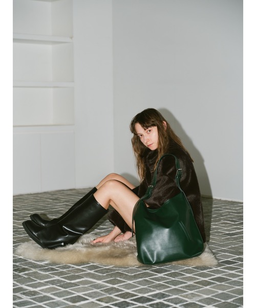 「un/neu」 ロングブーツ MEDIUM ブラック レディース_画像2