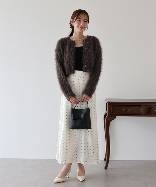 「BLUEEAST」 ニットカーディガン MEDIUM アイボリー レディース_画像2