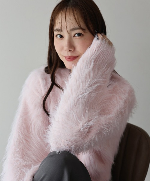 「BLUEEAST」 ニットカーディガン MEDIUM アイボリー レディース_画像6