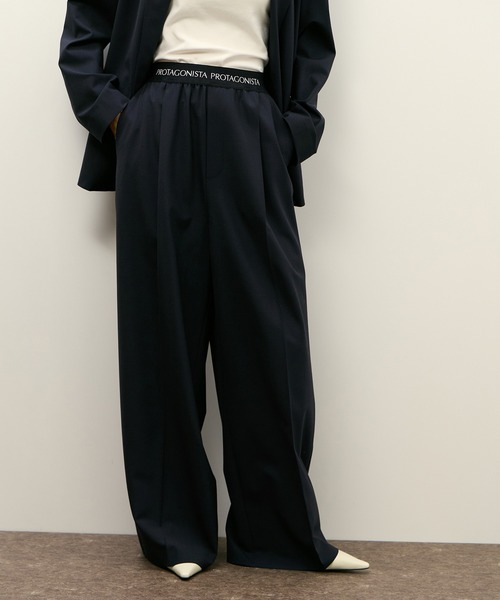 ADAM ET ROPE'（アダムエロペ） スラックス パンツ 「PROTAGONISTA for