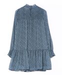 ワンピース ペイズリー スモック ミニ ドレスの詳細画像1