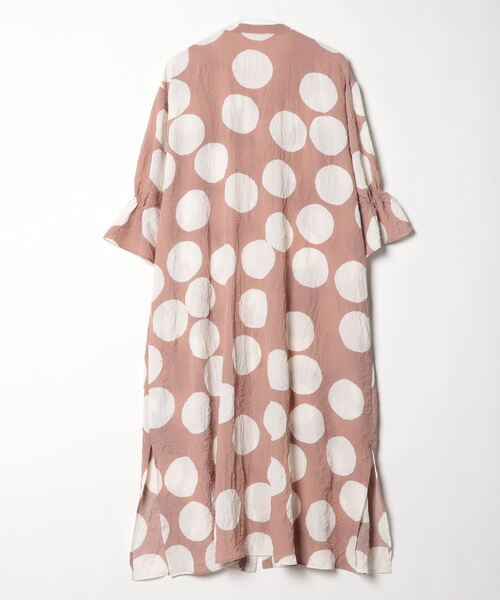 「Ebonyivory」 7分袖ワンピース FREE ブラウン レディース_画像2