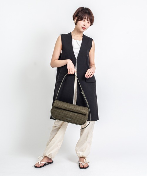 ショルダーバッグ バッグ 「ADD CULUMN/アドカラム」メッシュショルダーバッグ ROLLA OBLONG M MESH レディース メンズ_6