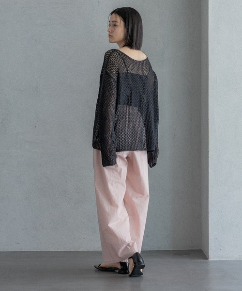 パンツ タイプライターストレートパンツ レディースの画像