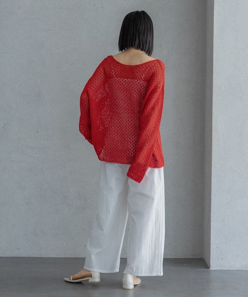 パンツ タイプライターストレートパンツ レディースの画像