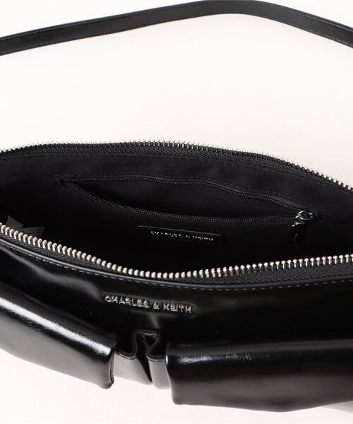 「CHARLES & KEITH」 2WAYバッグ S スミクロ レディース