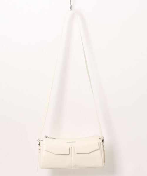「CHARLES & KEITH」 2WAYバッグ S スミクロ レディース