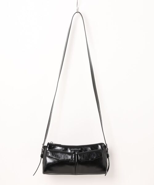 「CHARLES & KEITH」 2WAYバッグ S スミクロ レディース