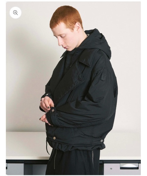 コート ジャケット 「PHINGERIN」フィンガリン DOUBLE CUSHY HOODED JACKET メンズ レディースの画像