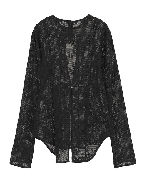 CLANE（クラネ） ブラウス シャツ 「CLANE/クラネ」BACK DESIGN FLOWER