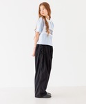 ワイドパンツ パンツ キッズ アシメレースアッ...の詳細画像5