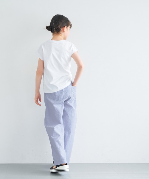 coca（コカ） ワイドパンツ パンツ キッズ アシメレースアップワイド