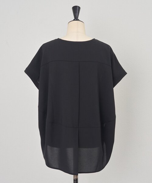 BEARDSLEY（ビアズリー） ブラウス シャツ 半袖 ウシロコクーン