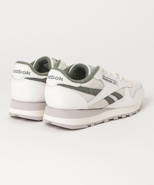「Reebok」 ローカットスニーカー 24.5cm アイボリー メンズの画像
